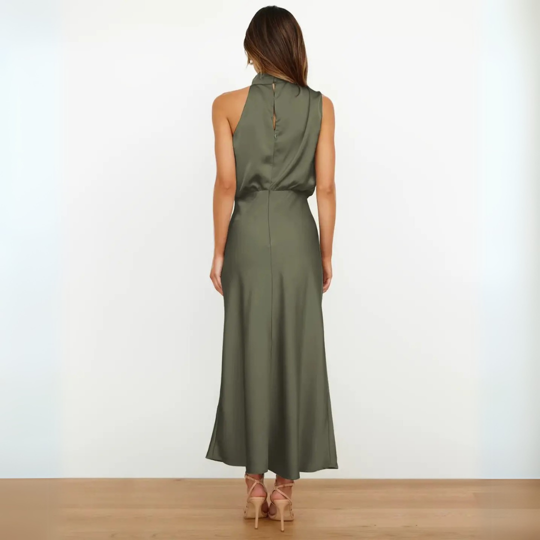 Kynava - Sukienka midi z wysokim stanem