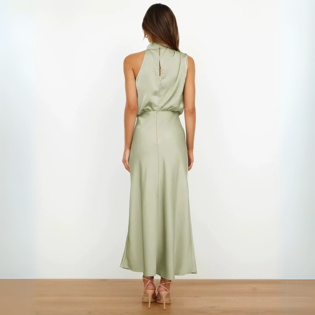 Kynava - Sukienka midi z wysokim stanem