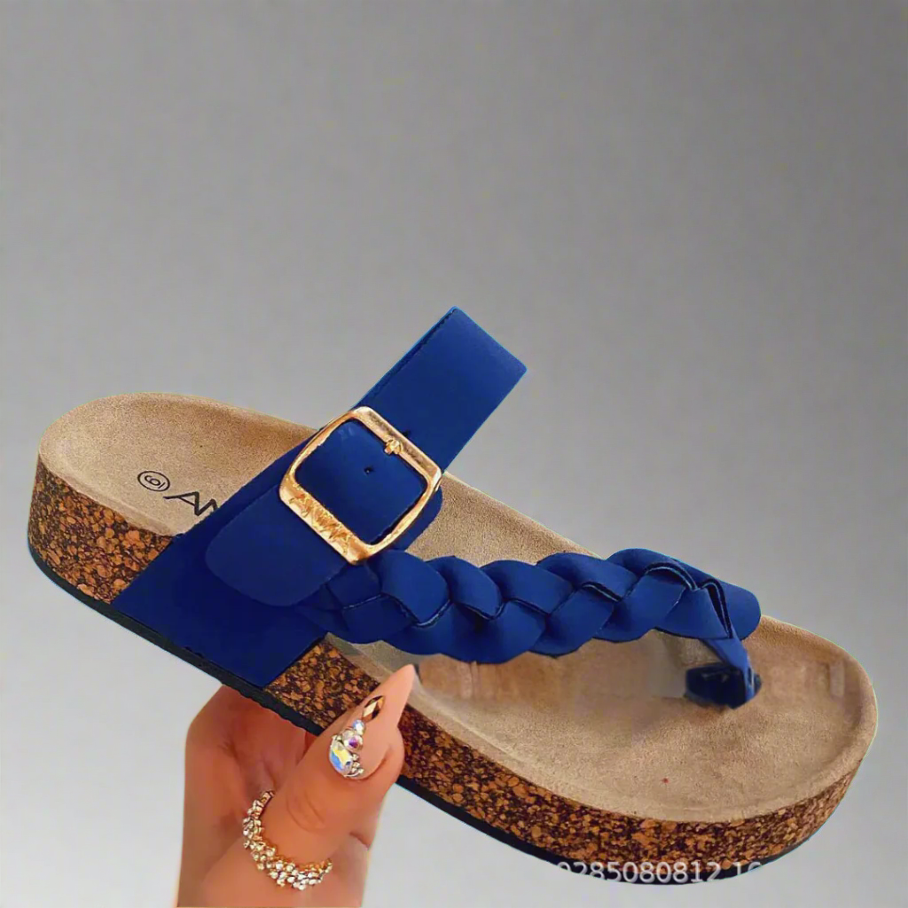 JOSEPHA | WYGODNE, WYSOKIEJ JAKOŚCI LETNIE KLAPKI SKÓRZANE