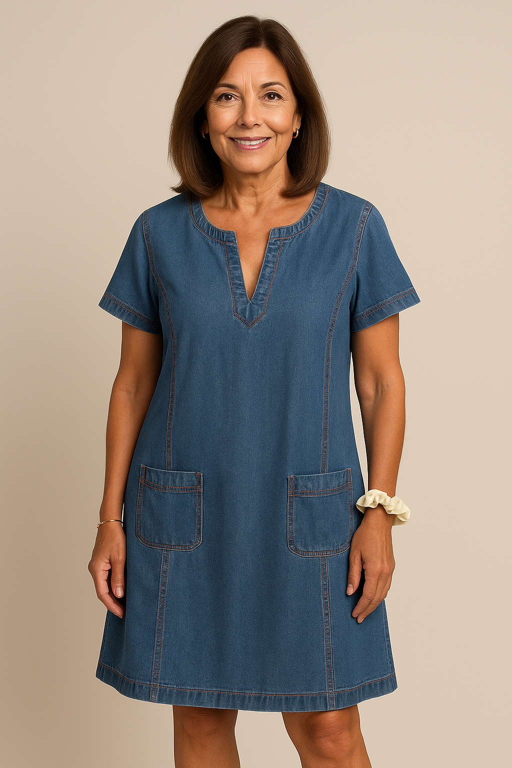 Kynava™ - Miękka sukienka z dżinsu